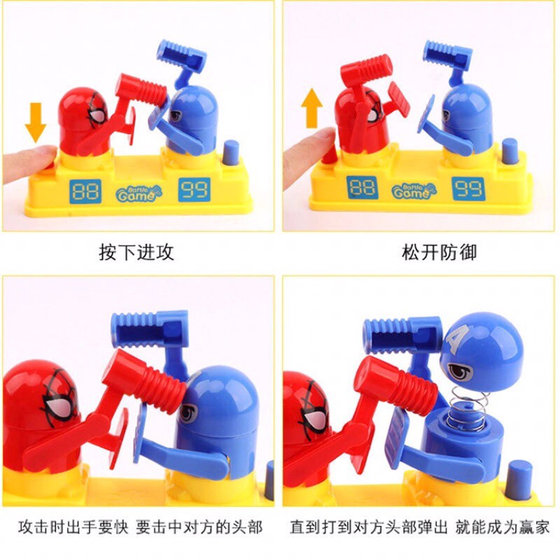 Trò chơi đối kháng funny game _ 2 e bé gõ đầu nhau