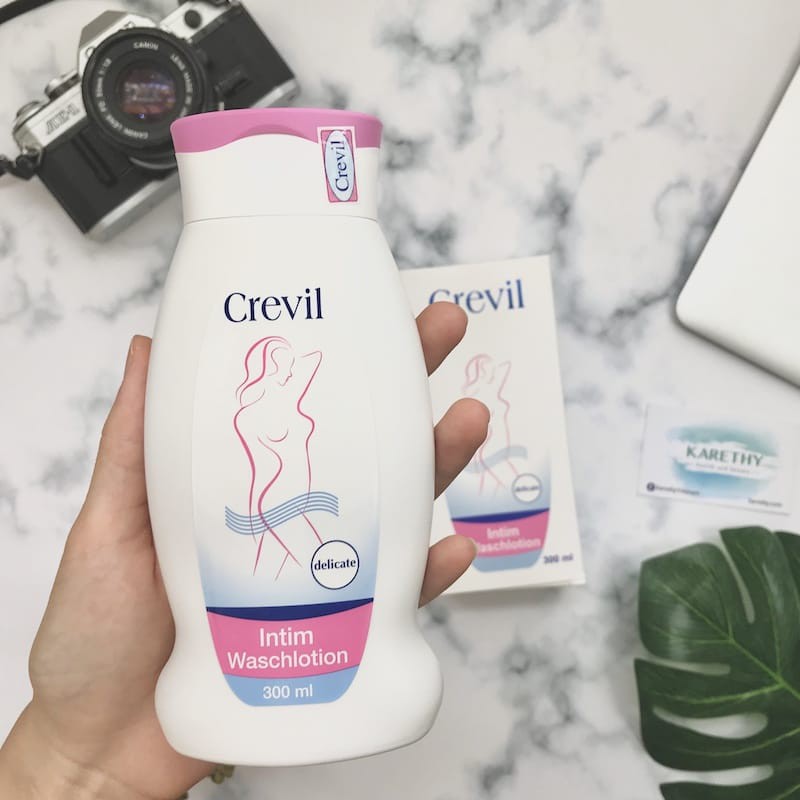 Dung dịch vệ sinh phụ nữ Crevil, giúp vệ sinh diệt khuẩn vùng kín,giữ  ẩm,giữ da mềm mại và lưu mùi hương nhẹ nhàng | Shopee Việt Nam