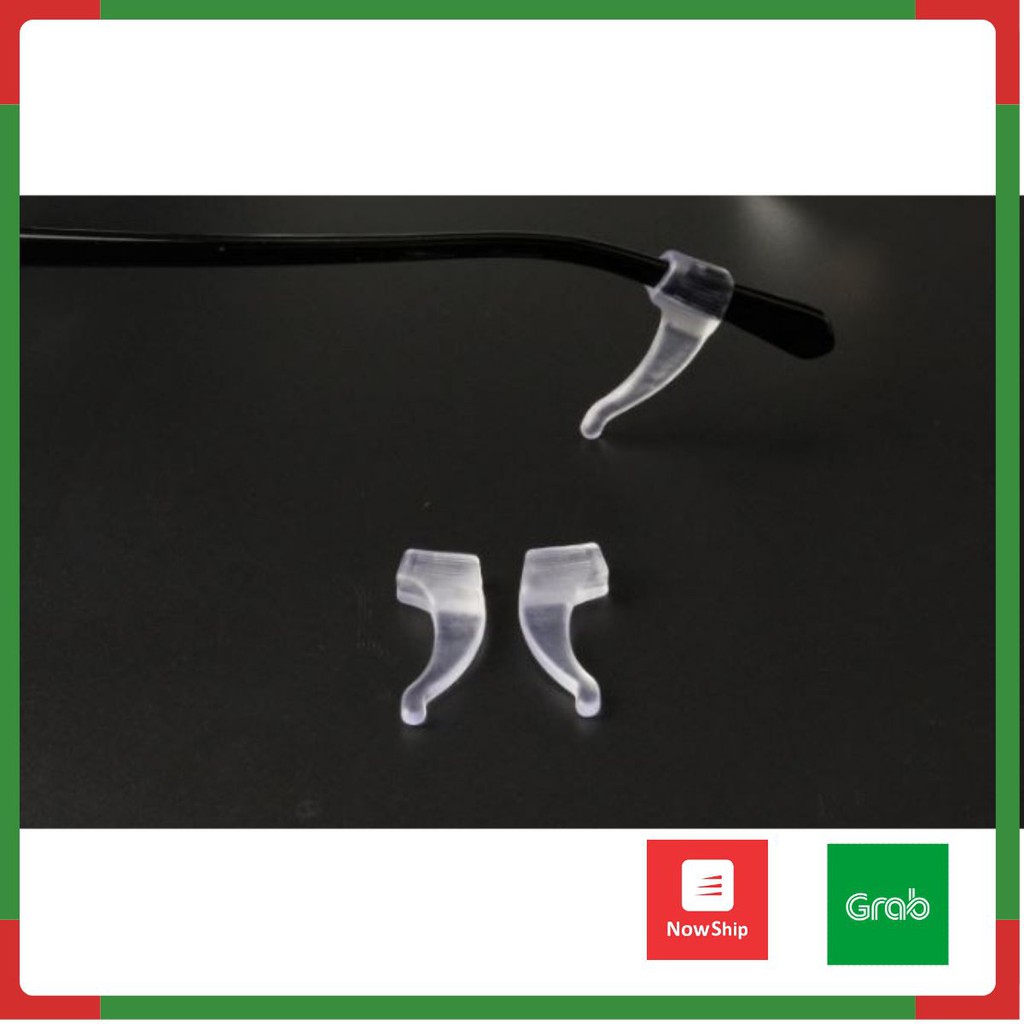 Móc Cài Tai Silicon chống rơi Kính- 1 đôi [Siêu rẻ]