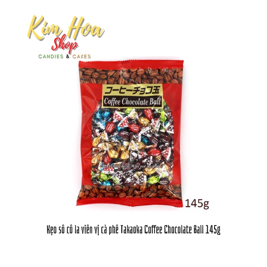 Kẹo Sô-Cô-La viên tổng hợp đa hương vị thương của thương hiệu TAKAOKA Nhật Bản - MADE IN JAPAN