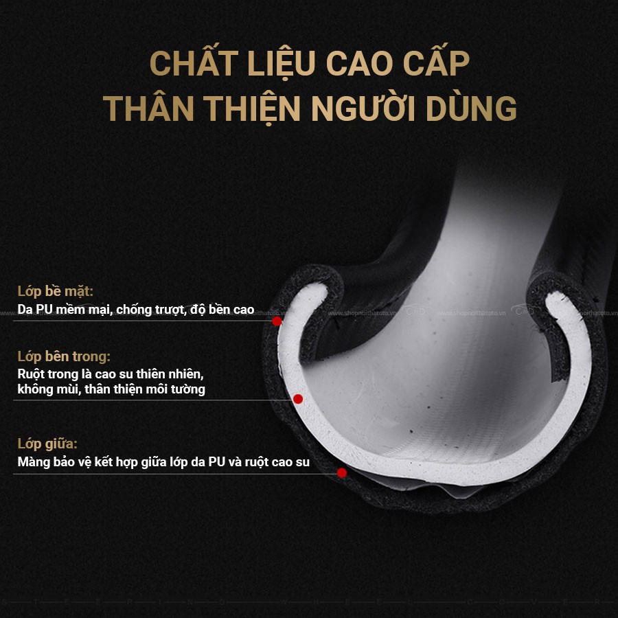 [Mã BMBAU50 giảm 10% đơn 99k] Bọc Vô Lăng Cao Cấp CIND S048 Size M