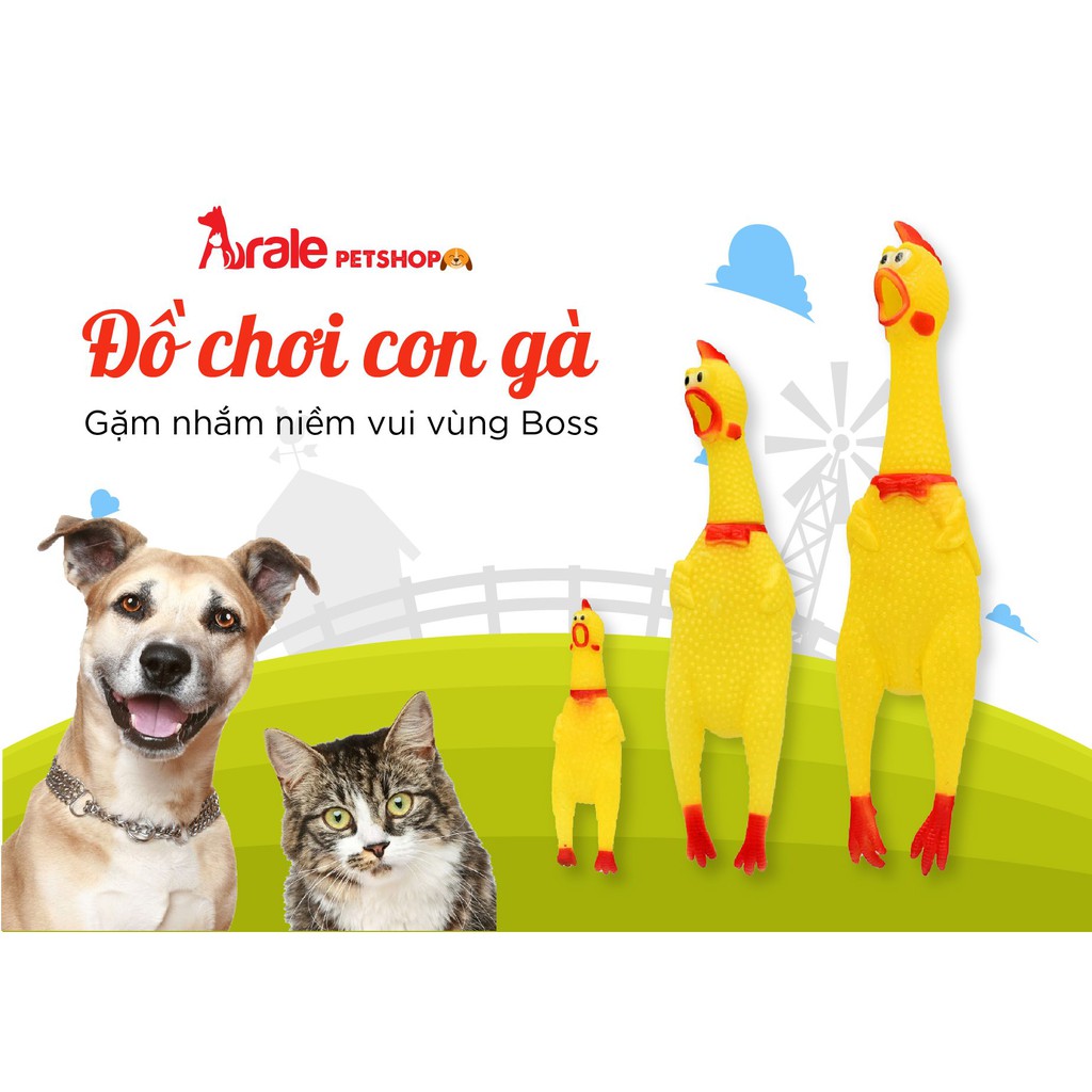 ĐỒ CHƠI CAO SU CON GÀ