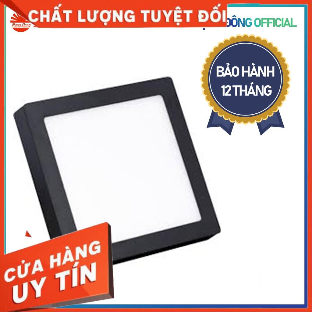 [ Đèn LED ốp trần LN08 Rạng Đông Model: 300x300/24W 6500K Vỏ đen ]