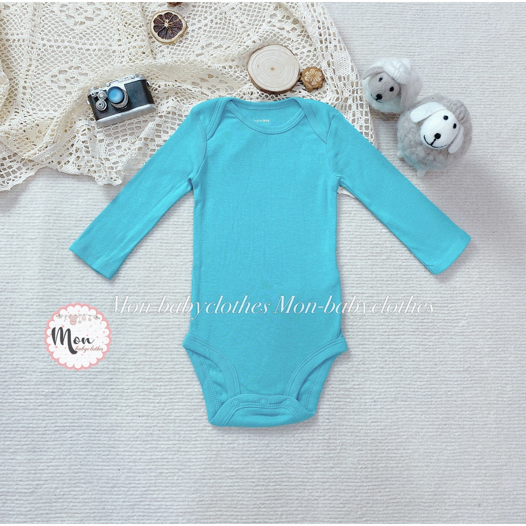 ÁO Body dài tay cotton mềm mịn cho bé