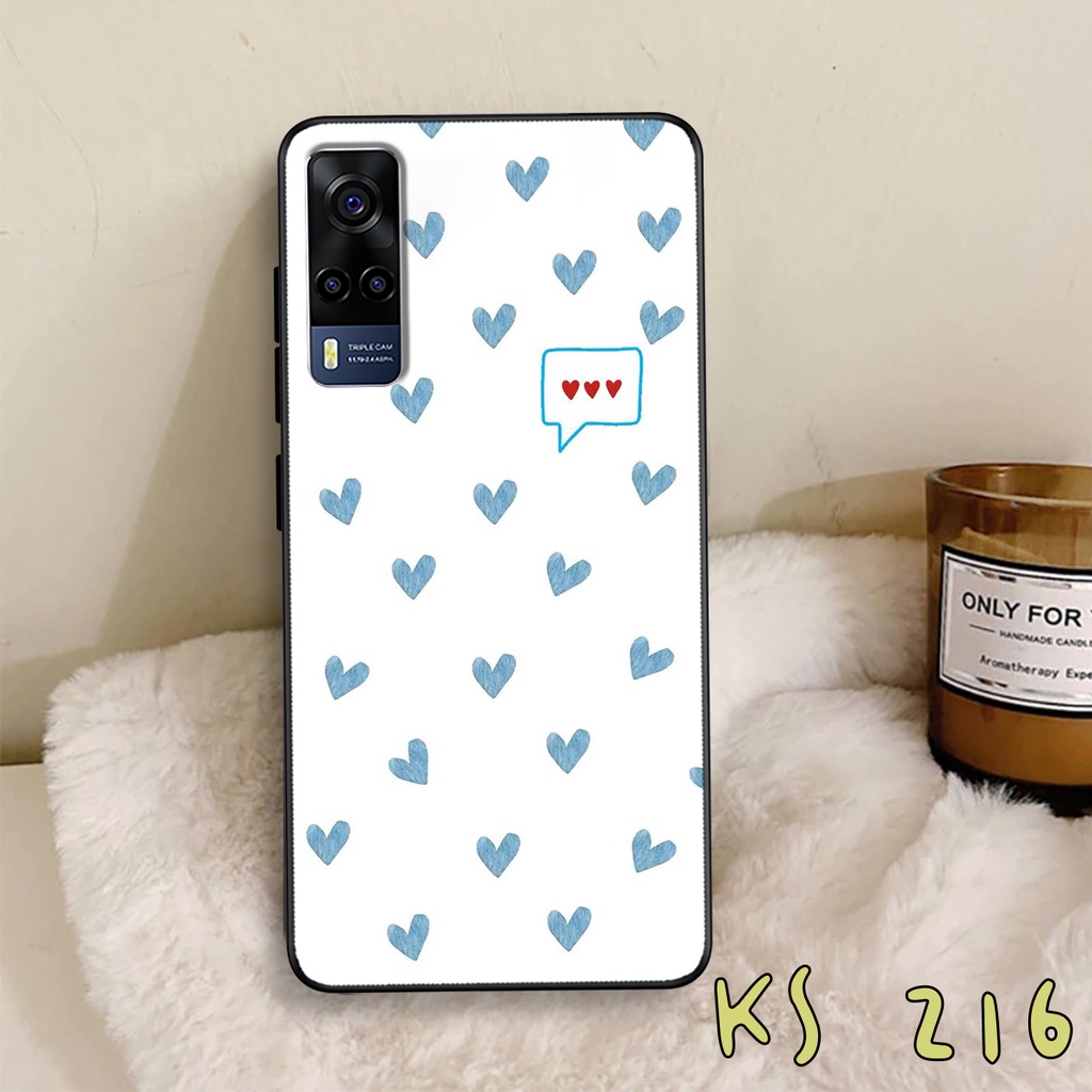 Ốp lưng Vivo Y72 5G - Y51 2020 - Y53s - Ốp lưng vivo in hình Trái tim  siêu dễ thương