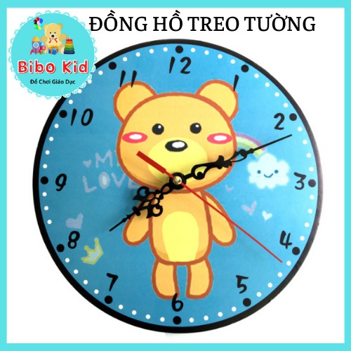 Bộ đồ chơi sáng tạo STEAM tự làm đồng hồ treo tường cho bé