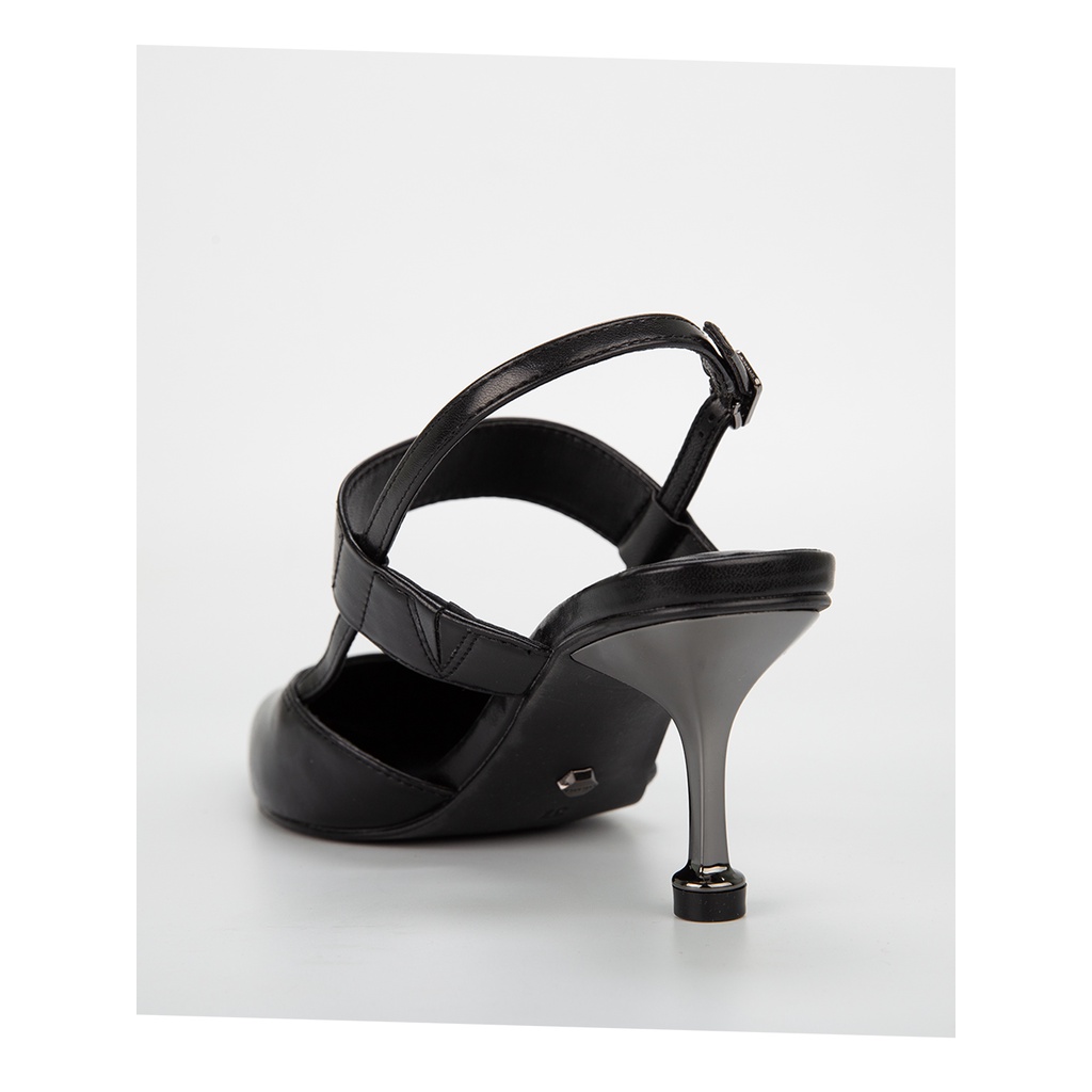 Giày Sandal cao gót nhọn nữ mạ ánh bạc Sablanca SN0158