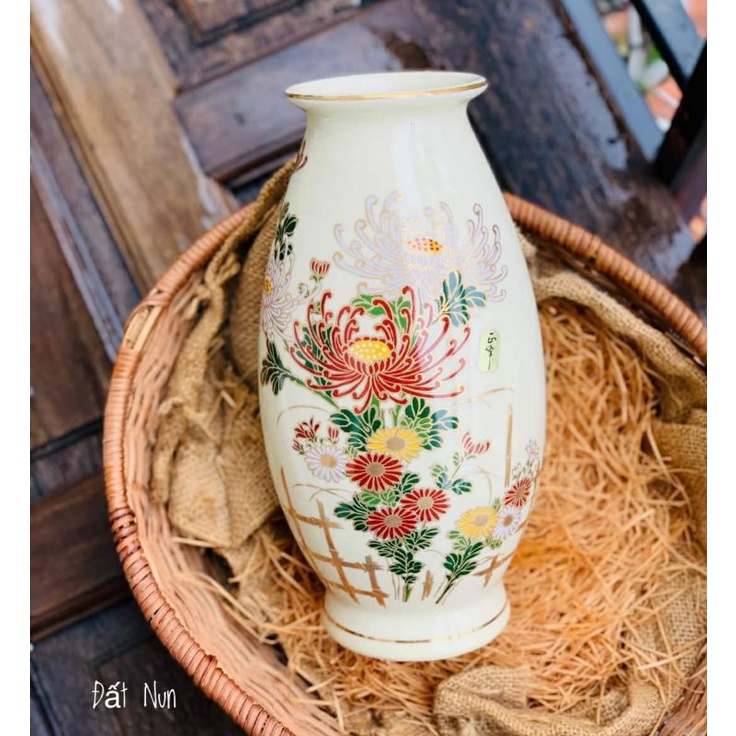 Bình hoa satsuma nhật