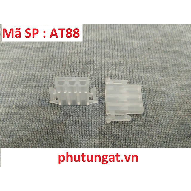 Nhựa giắc công tắt xinhan còi 3P 2.2 - AT88 ( 1 bịch / 10 cái )