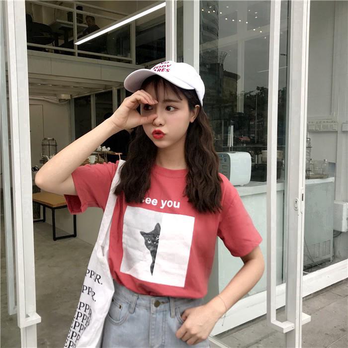 Áo thun ngắn tay in họa tiết độc đáo