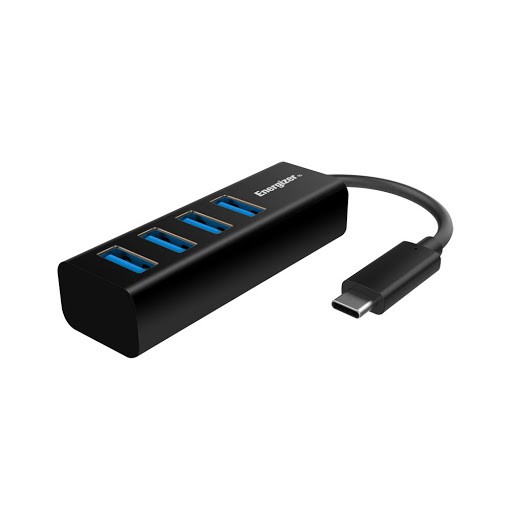 [Mã ELREHOT giảm 10% đơn 100K] Bộ chuyển Usb-C3.1 Hub Energizer 4Usb-A/1Usb-C - HC304A. Bảo hành 2 năm. Hàng chính hãng