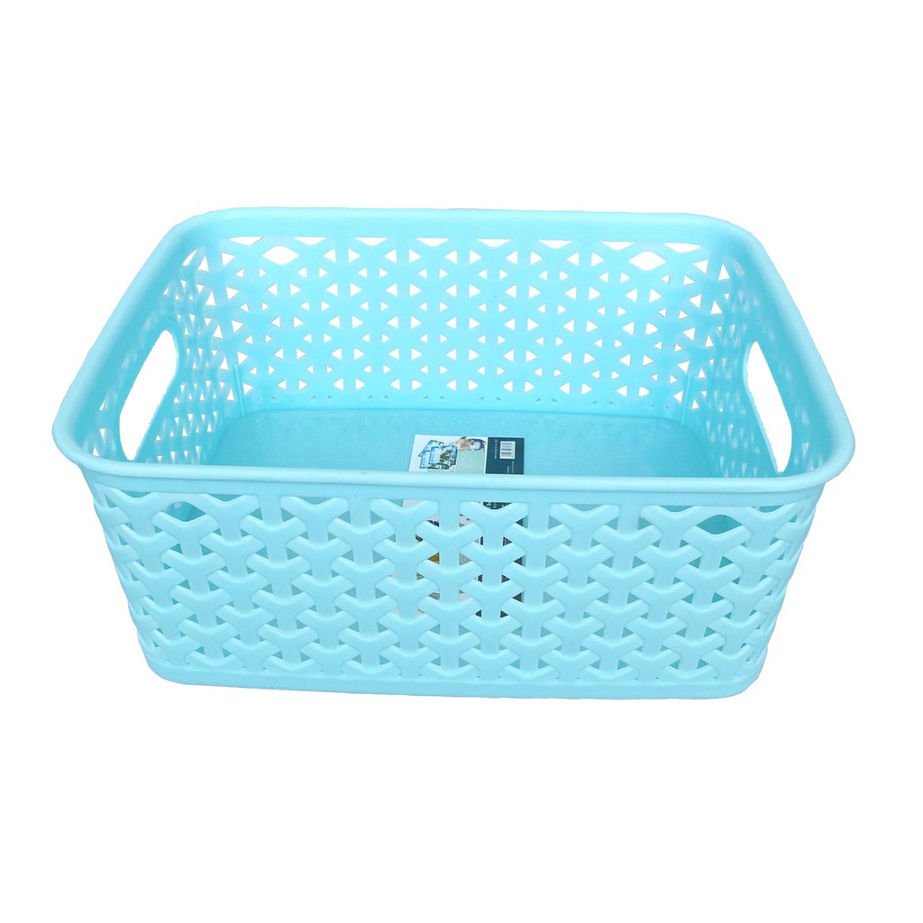 Rổ nhựa mây cao cấp chữ nhật siêu xinh - TỰ LẬP