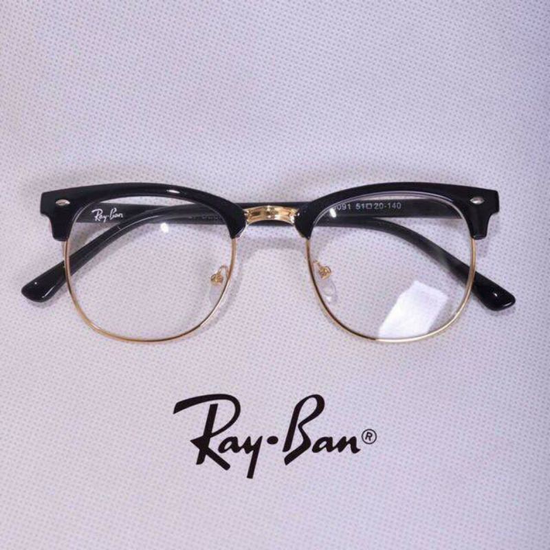 Gọng kính Rayban nửa gọng