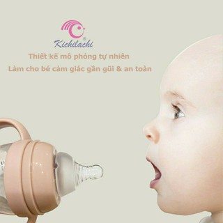 1 Núm ti Silicone mềm Kichilachi - phụ kiện cho bình sữa PP , Kichi / GB Baby