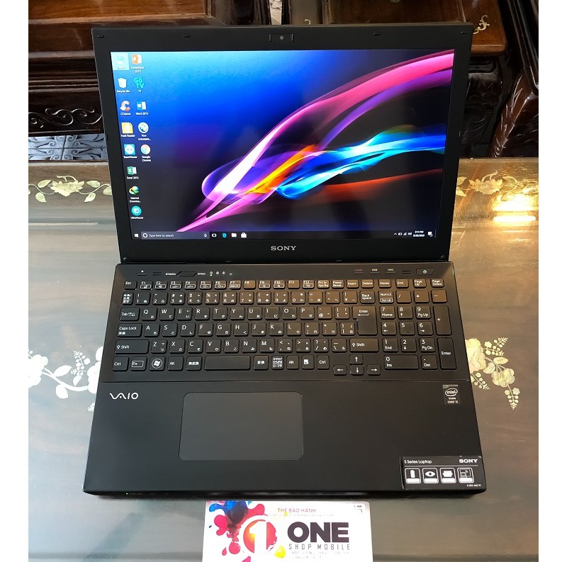 Laptop Sony Vaio SVS151C Core i5 3230M/ 8Gb Ram/ SSD 256Gb/ Màn IPS Full HD1080 , bàn phím led sáng.