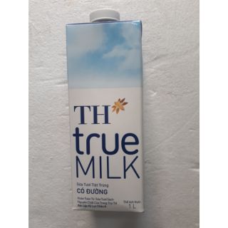 Sữa tươi tiệt trùng TH true MILK có đường hộp 1 lít