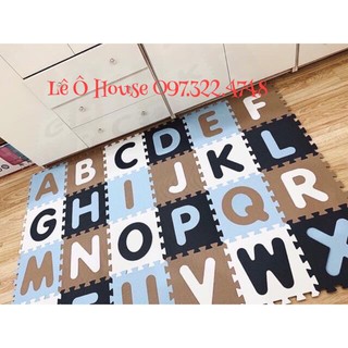 Thảm xốp ghép miếng bảng chữ cái Smile Puzzle