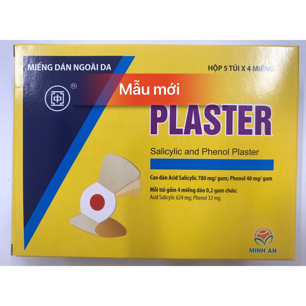  [CHÍNH HÃNG] MIẾNG DÁN MỤN CÓC PLASTER HỘP 20 MIẾNG | BigBuy360 - bigbuy360.vn