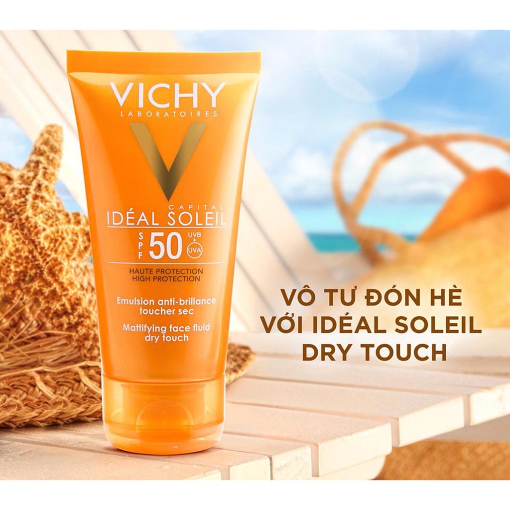 Kem chống nắng Vichy Idéal Soleil SPF50 50ml Ouibeaute