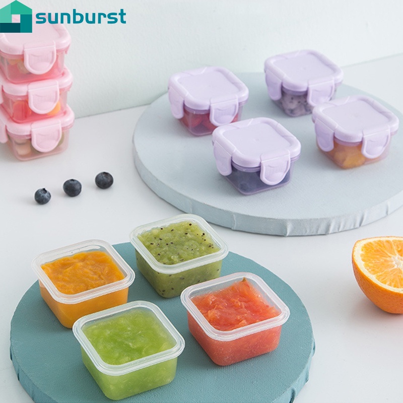 Hộp Đựng Thực Phẩm 60ML Có Nắp Đậy Chống Rò Rỉ Tiện Dụng