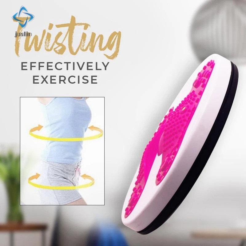 Twisting The Waist Dish Non Slip Body Shaping Twisting Waist Twister Plate Exercise Machine with 6 Magnets