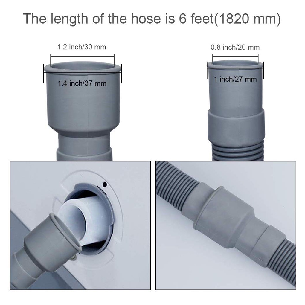 Ống Xả Nước Mềm Co Giãn Dành Cho Máy Rửa Chén