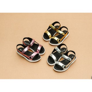 Sandal dép quai hậu bé gái gắn hoa siêu xinh Size 26-35
