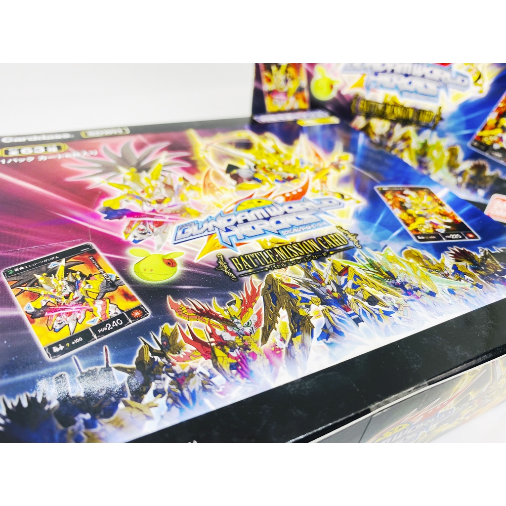 Bộ cờ chiến thuật SD Gundam Hộp mở rộng SDWH0 Phiên bản World Heroes Battle Mission Card 1 hộp/24 quân cờ