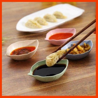 [Giá Buôn] ĐĨA LÁ ĐỰNG NƯỚC CHẤM LÚA MẠCH