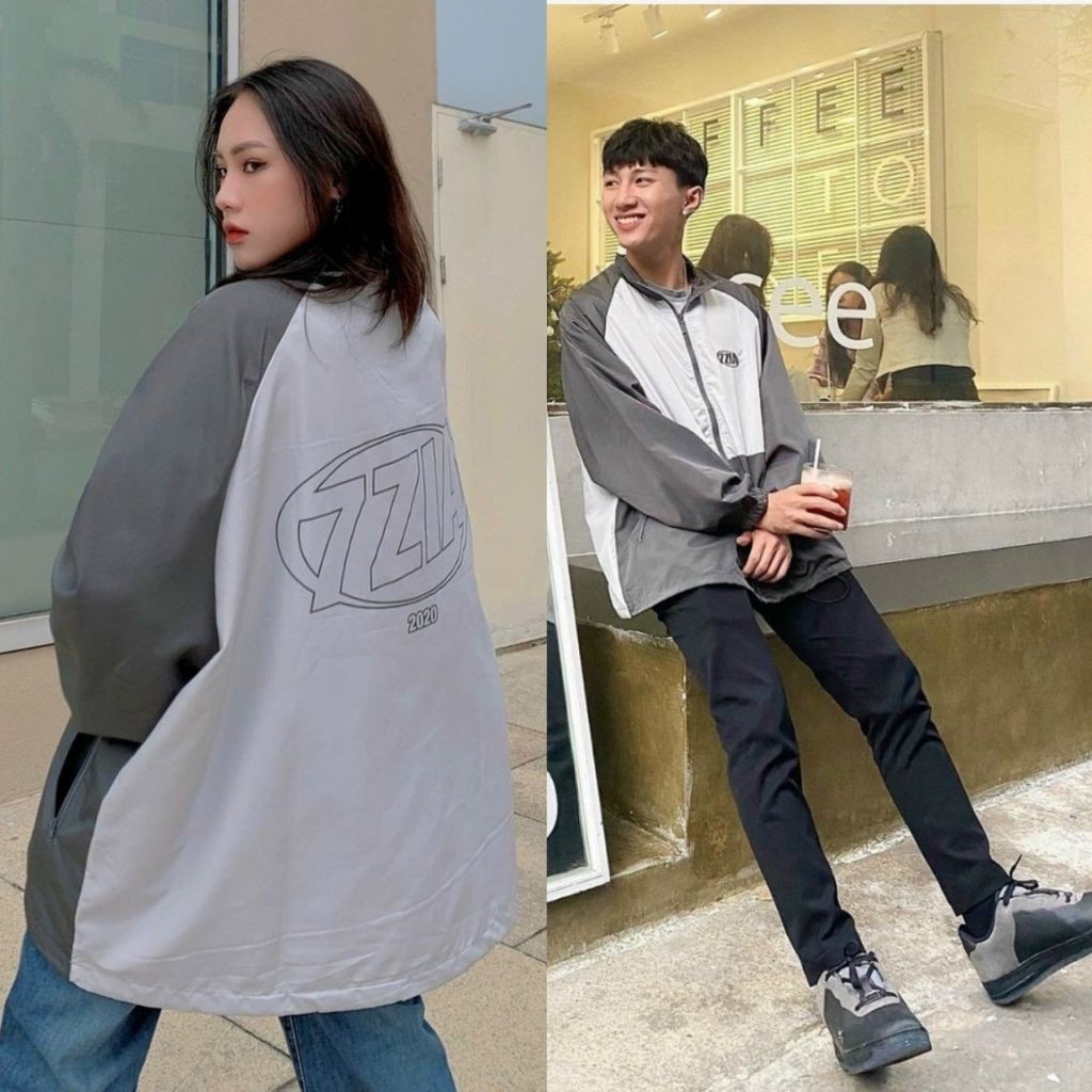 Áo khoác dù nam nữ chống nắng unisex form rộng 2 lớp street style 7ZIA 4S AKD19 phong cách Hàn Quốc sành điệu