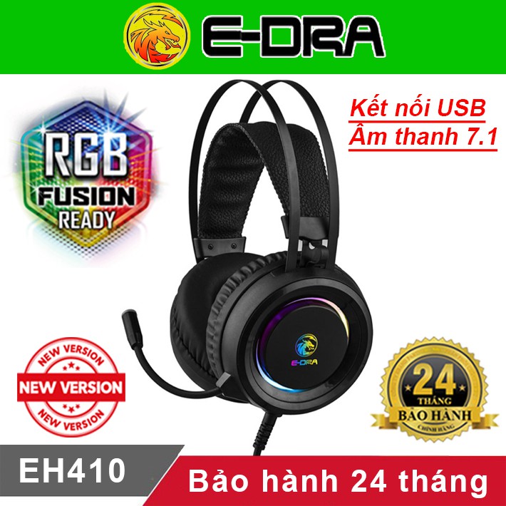 Tai nghe Gaming Edra EH410 Pro Fuhlen H300 [Bảo hành 24 tháng] ♥️Freeship♥️ Tai nghe chụp tai chơi game E-Dra EH410