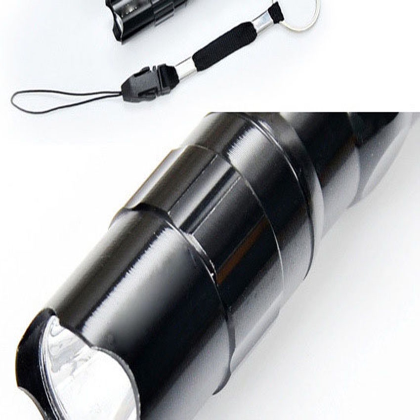 Đèn pin siêu sáng- Đèn pin mini bóng led  (Không kèm pin) Đèn Pin Mini 3W Siêu Sáng Chống Nước Cho Dã Ngoại