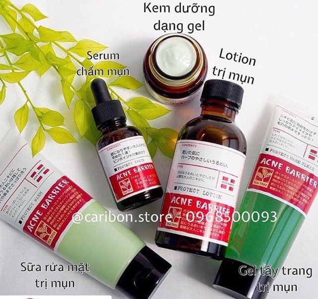 Bộ Chăm Sóc Da Mụn ACNE BARRIER