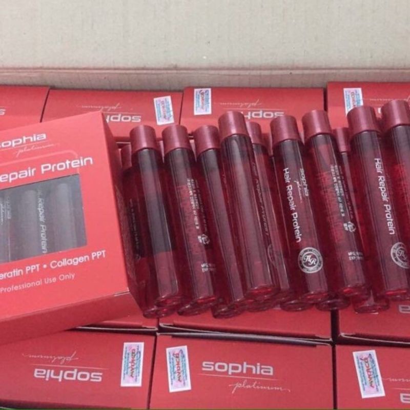 Hấp Protein cho tóc khô xơ, Bù nước, tăng độ đàn hồi cho tóc.