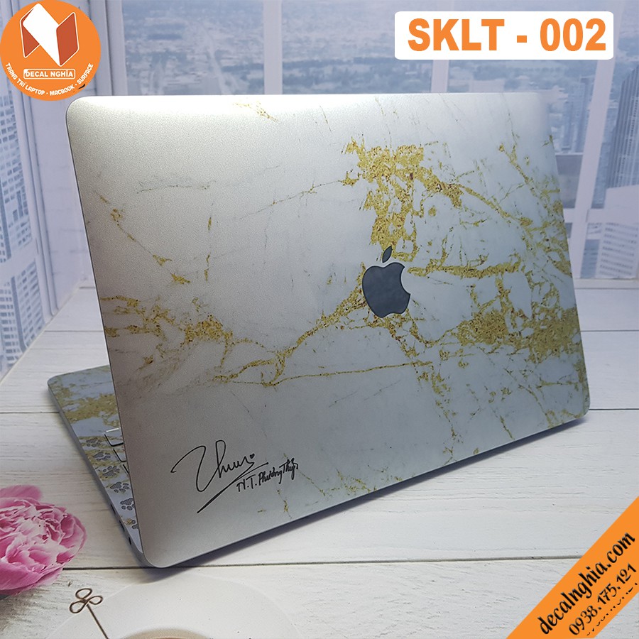 Aluminum skin dán Macbook Air 13 2018