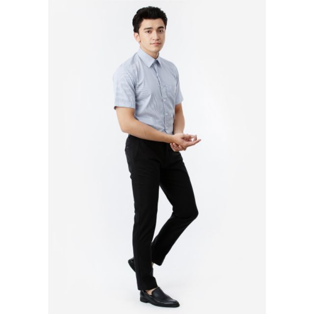 Quần Tây Nam Vĩnh Tiến SlimFit 382 Màu Đen Chất Thun Co Dãn | BigBuy360 - bigbuy360.vn