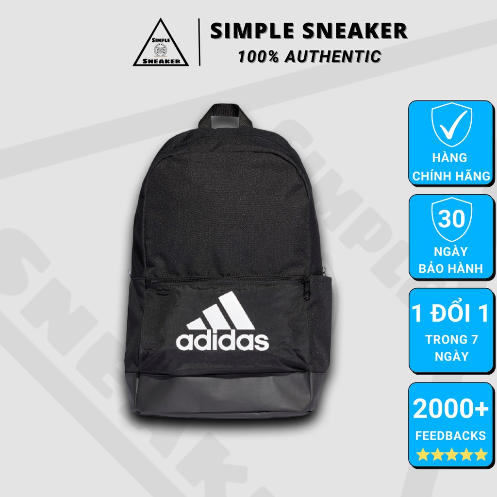 Balo Adidas Classic Chính Hãng FREESHIP Adidas Classic Badge Of Sport Black - Ba Lô Thể Thao Adidas - Simple Sneaker