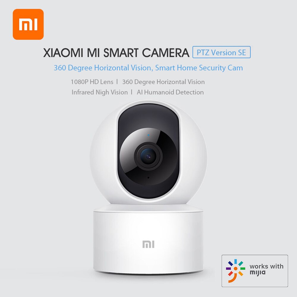 Camera Xiaomi camera wifi IP 1080P xoay 360 PTZ SE (XOAY NGANG) | WebRaoVat - webraovat.net.vn