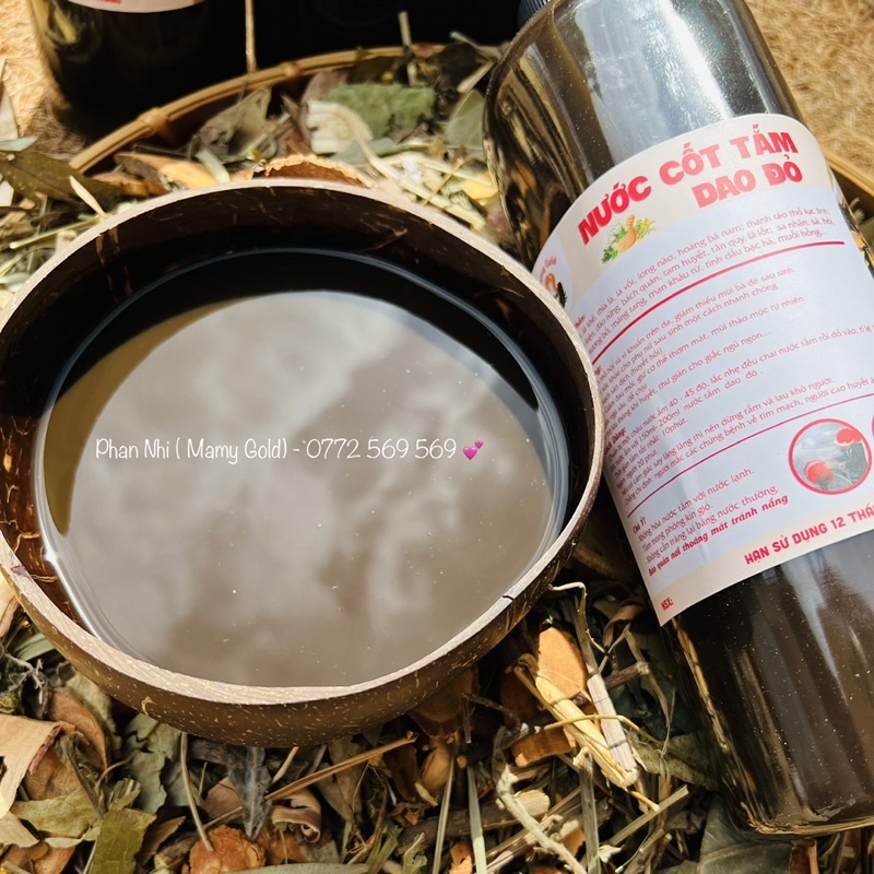 * NƯỚC CỐT TẮM DAO ĐỎ • PHỤC HỒI SỨC KHOẺ SẢN PHỤ, CHỐNG HẬU SẢN MÒN•Mamy Gold