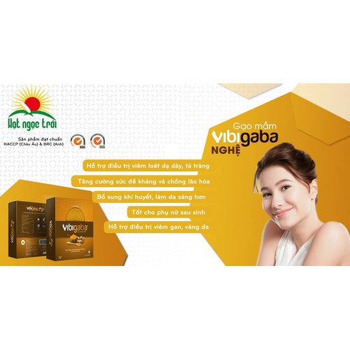 Gạo Mầm Vibigaba Nghệ - bảo vệ sức khỏe - 1kg