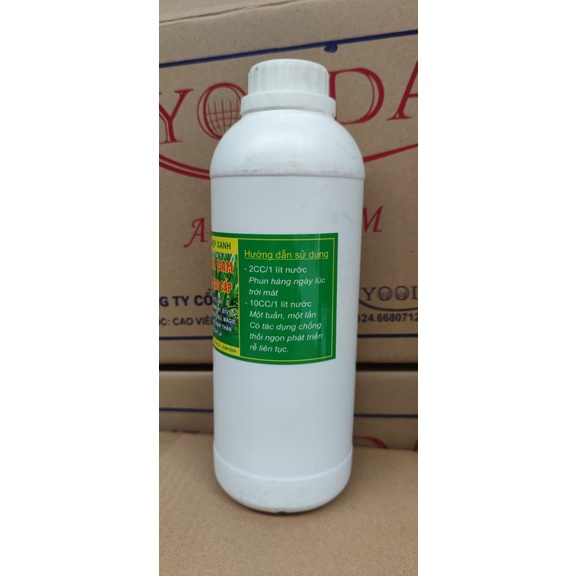 Dịch Nha Đam giải độc hữu cơ, bổ sung dinh dưỡng cho cây, GE nha đam chai 1L