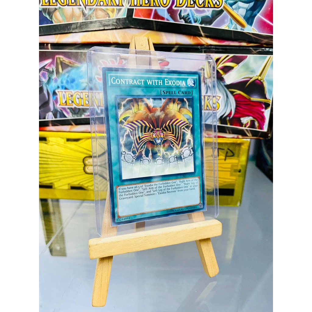 Lá bài thẻ bài Yugioh Combo Vị Thần Sức Mạng Exodia Necross - Tặng bọc bài nhựa bảo quản
