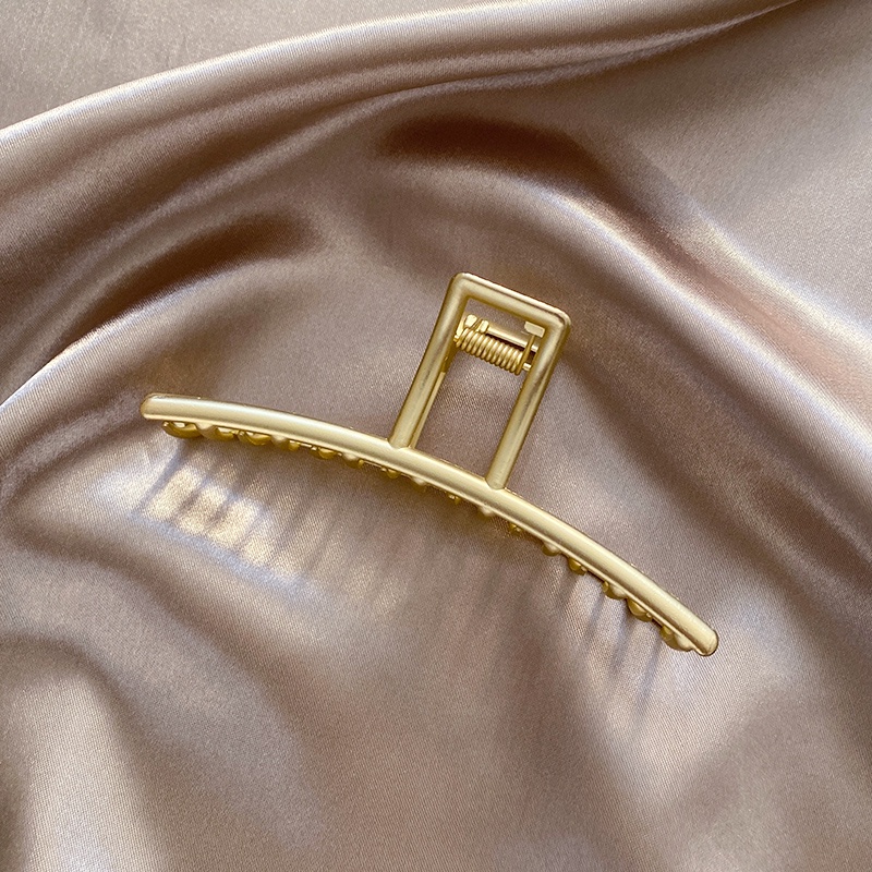 Kẹp Tóc Kim Loại Màu Vàng Thời Trang Hàn Quốc