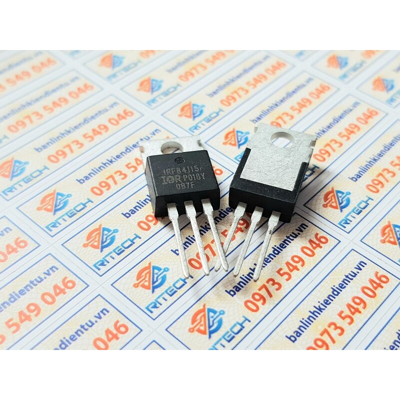 [Combo 2 chiếc] IRFB4115 Mosfet kênh-N 104A-150V kiểu chân cắm TO-220