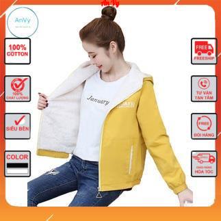 ❀¤Áo khoác kaki nữ, nữ fomr rộng ,áo phao Hàn Quốc KK