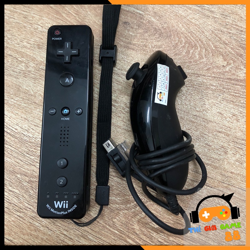 Tay cầm Wii tích hợp Motion Plus và Nunchuck (hàng zin) cho máy chơi game - Wii Remote+