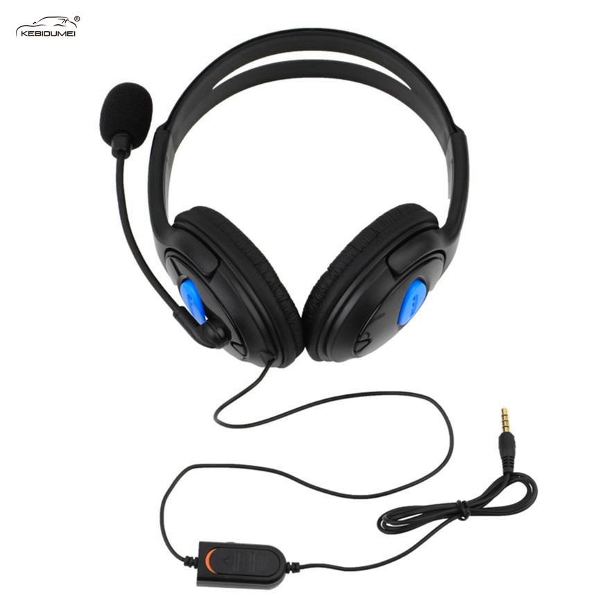 Tai Nghe Chơi Game KEBIDUMEI Có Dây Giắc Cắm 3.5mm Tích Hợp Mic Cho Máy Tính/Máy Chơi Game PS4