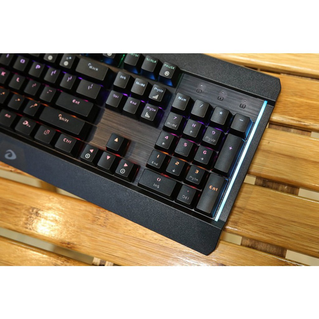 Bàn phím cơ Gaming Dareu EK169 - Màu đen - Led 7 màu - Chính hãng BH 24 tháng - Cam kết lỗi 1 đổi 1