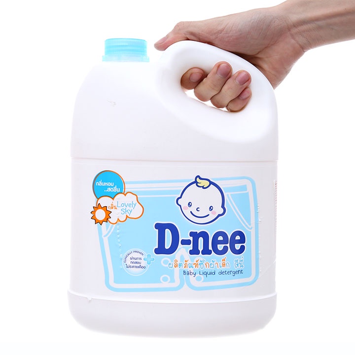 Nước giặt Dnee dạng can 3000ML - Hàng Chính Hãng (Tem cty Đại Thịnh)