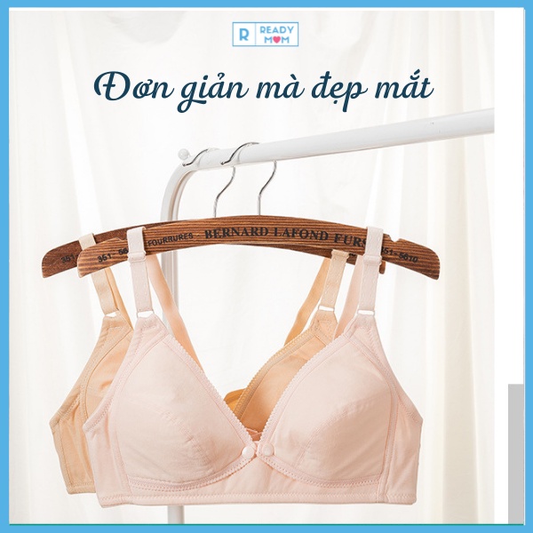Áo Lót Cho Con Bú Khuy Mở Ngang | Áo Lót Bầu | Cotton Mềm Mại | Đệm Mỏng | R06 Hàng Trung Quốc